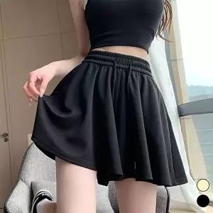 여성 데일리 밴딩 와이드 스커트팬츠 여름 치마바지 (HSJ-WF27E33)