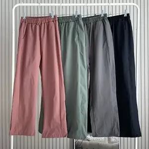 절개 포인트 여자 바스락 팬츠 겨울 기모 바지 (HSJ-WFGA4WH)