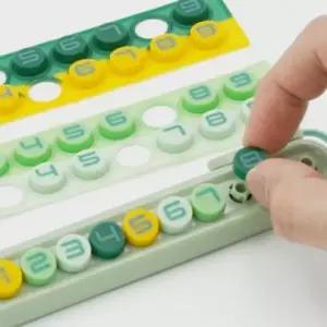 자동차 레트로 전화번호판 연락처 주차번호판 아보카도