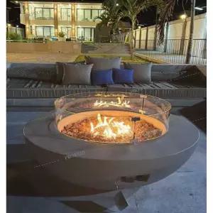 테이블 난로 야외 의자 세트 불멍 카키 화로대 펜션 스토브