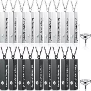 12007656 남자 목걸이 패션 가벼운 캐주얼 남성용 유골함 스테인리스 스틸 작은 펜던트
