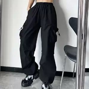 투웨이 밴딩 배기팬츠 포켓 조거 카고바지 건빵 (HSJ-WFJY06W)