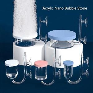 높은 투명도 아크릴 공기 펌프, 모래 돌 수족관 산소 신선한 에어스톤 나노 버블 바 어항 통풍기