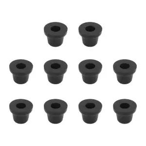 습기 방진 고무 블리드 니플 커버 내마모성 내구성 브레이크 블리더 나사 캡 자동차 모터 자전거 용 10 개