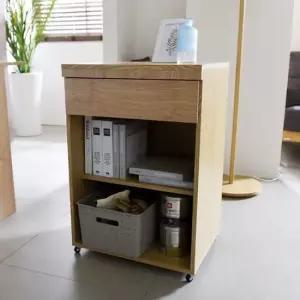 이동식 회전 서랍장 원목가구 인테리어가구 디자인가구 원목서랍장 다용도수납장