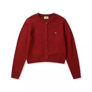 매장정품 코드그라피 CGP (우먼) 스몰 스퀘어 로고 니트 가디건_레드 CBEWWKC040RD 689461