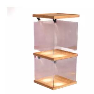 피규어 진열장 대형 아크릴 투명 조명 장식장 박스 무드등 디스플레이 수납함