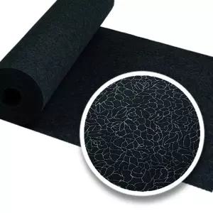 꽃무늬 검정카펫 박람회 바닥 롤매트 1.8x36M 이벤트