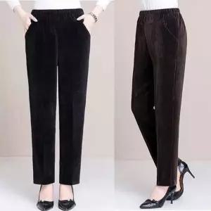 여자 코듀로이 기모 밴딩 팬츠 HH-A78 (HSJ-WB6906E)