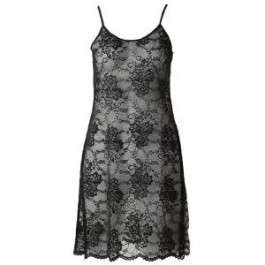 [롯데백화점]와코루 2color(이월 단독특가)울오버레이스 시스루 전체망사슬립WFS4010