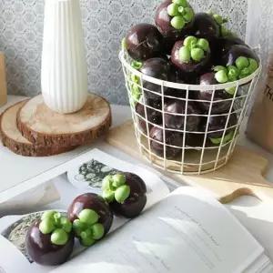 모형 망고스틴 2P세트 장식소품 식당 데코 주방장식 망고스틴모형 데코소품 미니소품