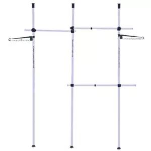 KT 3단 행거 38mm 옷걸이행거 벽걸이행거 다용도행 옷걸이행거 벽걸이행거 다용도행거