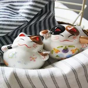 미니어처 복고양이 선반장식 인테리어 소품 2종 1P 선반장식 미니소품 카페소품 감성소품