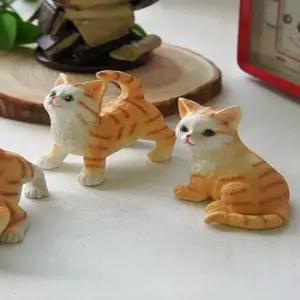 미니어처 고양이 선반장식 인테리어 소품 3종 1P 선반장식 미니소품 카페소품 감성소품