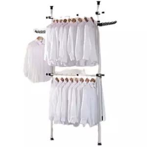 KT 2단 행거 38mm 옷걸이행거 벽걸이행거 다용도행 옷걸이행거 벽걸이행거 다용도행거