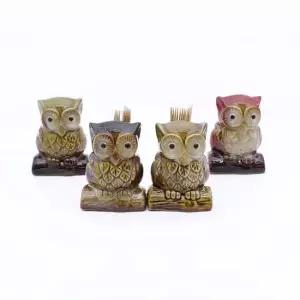 복을부르는 부엉이 4p세트 요지통부엉이 인테리어소품 부엉이장식품 부엉이소품