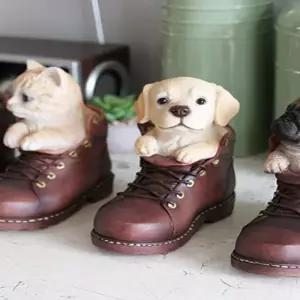 미니어쳐 군화속 애니멀 1P 선반장식 인테리어소품 선반장식 미니소품 카페소품 감성소품