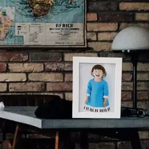 모든액자) 4x6사진액자 SD8흰색 4x6액자 a4액자 허가증액자 액자공장 사무용액자 영정액자