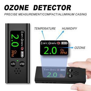 오존 가스 감지기 3-in-1 O3 가스/온도/습도 테스터 공기 품질 가정용 모니터 USB 충전