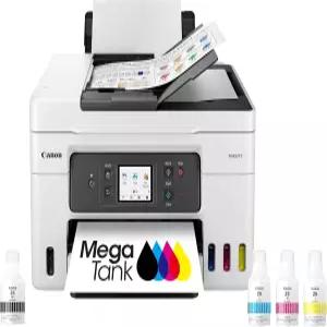 인쇄 복사 스캔 및 팩스 기능을 갖춘 캐논 메가탱크 GX4020 올인원 무선 슈퍼탱크 프린터 자동 문서 공급기