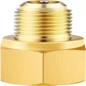 R1234YF 진공 펌프 어댑터 냉매 탱크에서 R12 피팅 1/2인치 여성에서 1/4인치 SAE 남성 플레어 시스템에