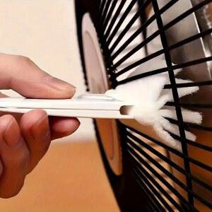 선풍기 청소 브러시 다기능 키보드 틈새 청소 브러시 플라스틱 부드러운 강모 브러시 에어컨 환기구 청소