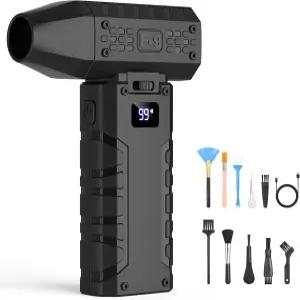 전기 압축 공기 먼지기 110 000RPM 무선 휴대용 송풍기 미니 강력한 제트 드라이 블로워 100 키보드 PC