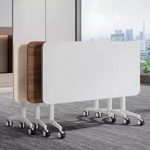 강의실 테이블 접이식 이동형 폴딩 회의용 학원 오피스 탁자 바퀴달린 워크샵 긴형