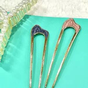 [RIZPICK]비녀 머리고정 머리장식 U자형 빗핀 머리핀 올림머리