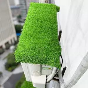 실외기 덮개 에어컨 인조잔디 빗물받이 차단 단열 보호 방음 소음차단 커버