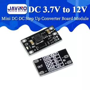 미니 DC-DC 부스트 스텝 업 컨버터 보드 모듈 전압 조정기 PCB 보드 모듈 리튬 배터리 부스트 3.7V-12V