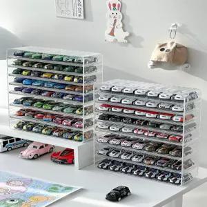 장난감 수납함 미니카 아크릴 케이스 건담 인형 정리함 투명 보관