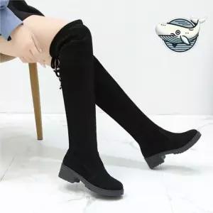 따뜻한 기모 안감 롱 부츠 빅사이즈 방한용 여성신발 여자신발 여성부츠 여자부츠 롱부츠