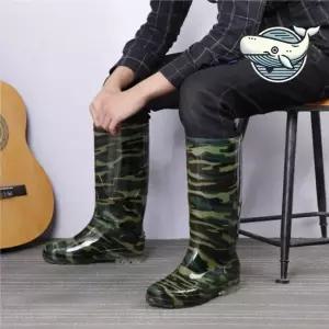 남자 밀리터리 방수 작업화 캠핑용 일상 다용도 레인부츠 농사장화 설거지장화 방수신발