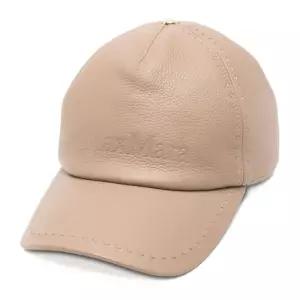 디보스드 로고 가죽 베이스볼 캡 24576051600 002