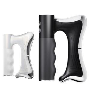 2025 신형 전기 가열 근막 칼 이완 LCD 진동 마사지기 바디 리프팅 블레이드 빗 도구