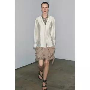 자라 ZARA ZW 컬렉션 플루이드 셔츠 - 스크래치 화이트1251881