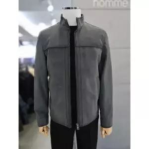 [바쏘옴므] 세이브존03 남성 천연 양가죽 블루종 점퍼 WSAFZ3UB06A_P405767849