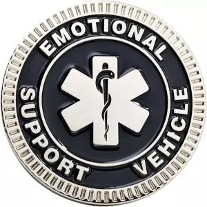 감성 지원 차량 금속 엠블럼 - 트럭 SUV RV 합금 자동차 액세서리(블랙)를 위한 3D 배지 데칼