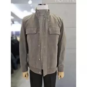 [바쏘옴므] 세이브존03 남자 가죽 점퍼 ITALY 램스킨 블루종 WSAFY5UA08A_P405654002