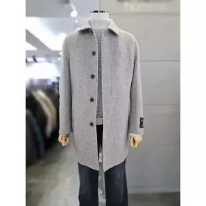 [바쏘옴므] 세이브존03 남자 겨울 라이트베이지 울 구스라이너 하프 코트 WSAFZ4CJ23A_P408580000