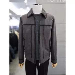 [바쏘옴므] 세이브존03 그레이 비건 스웨이드 블루종 점퍼 WSAFZ3UA32A_P405149471