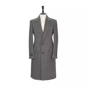 [빌리버스] 남성 울혼방 헤링본 롱코트 정장 싱글 겨울 롱 아우터 BVOT151_P379383119