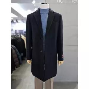 [바쏘옴므] 세이브존03 남성 겨울 네이비 울 체스터 코트 WSAQZ4CA03A_P412752281
