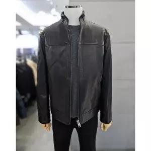[바쏘옴므] 세이브존03 남자 블랙 가죽 점퍼 ITALY 램스킨 블루종 WSAFZ3UB03A_P405327045