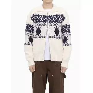 [빌리버스] 남성 노르딕 니트 풀집업 투웨이 긴팔 집업 BRV123_P375624657