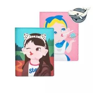 귀여운 캐릭터 여권지갑 여행 신분증 수납 여행지갑 미니지갑