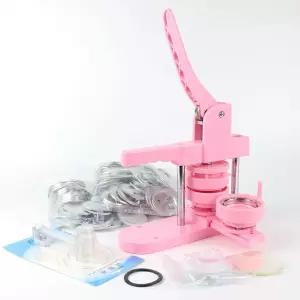 캔뱃지 제작기계 핀뱃지 만들기 프레스 아트 굿즈 수제 뺏지 제조 수평 DIY