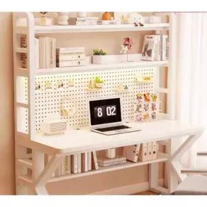 철제 데스크 타공판책상 공부방 스틸 사무실 상판 컴퓨터 학생책상 심플