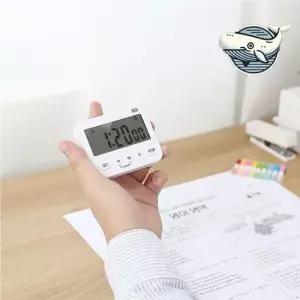 학생 무소음 디지털 타이머 스터디 알람 시간 무음타이머 플래시알람 진동타이머